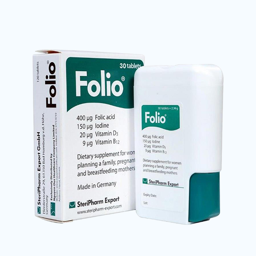 Folio - bổ sung acid folic, iot