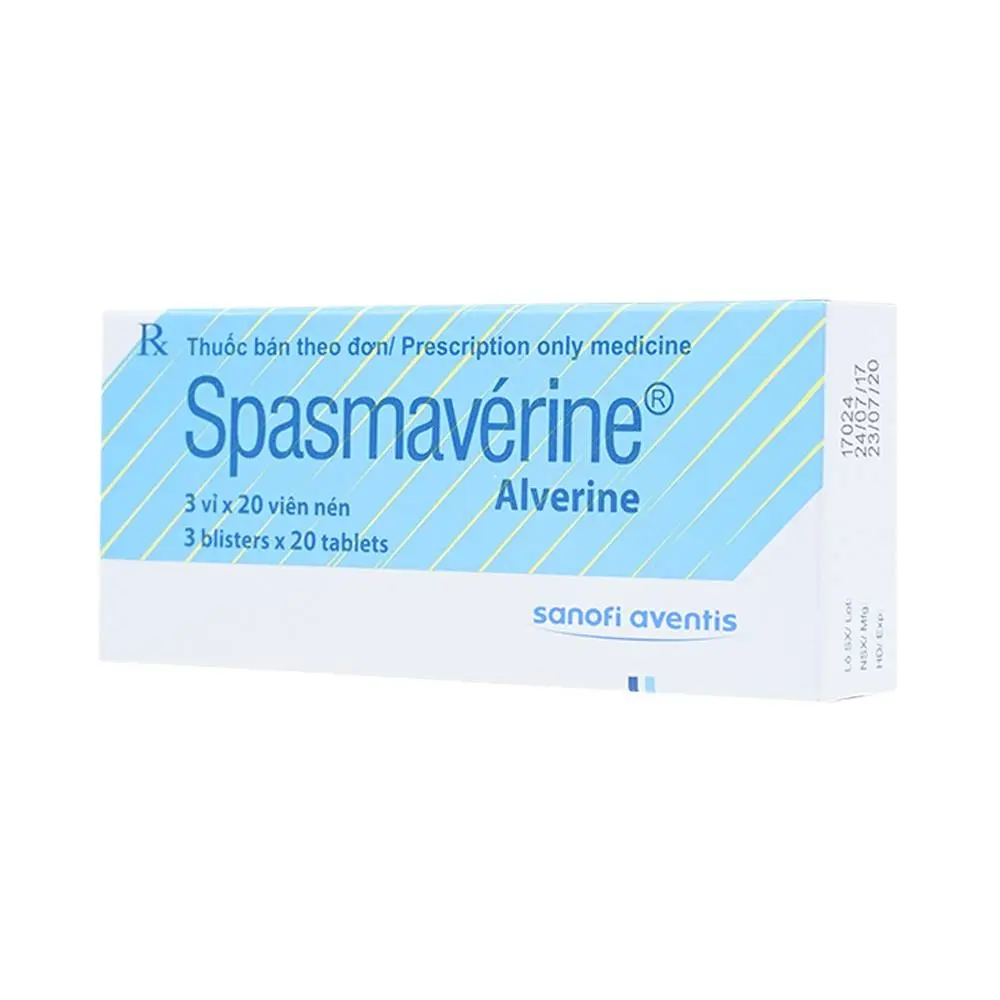 Spasmaverin 40mg giảm đau do co thắt tiêu hóa